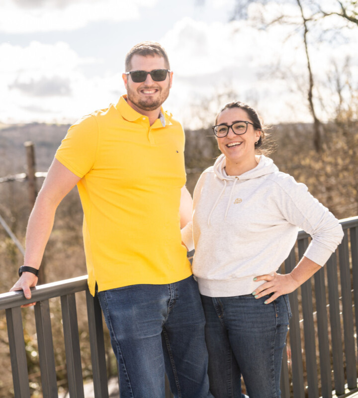 Kay and Grant Hutchby, founders of KG Inspired Property
